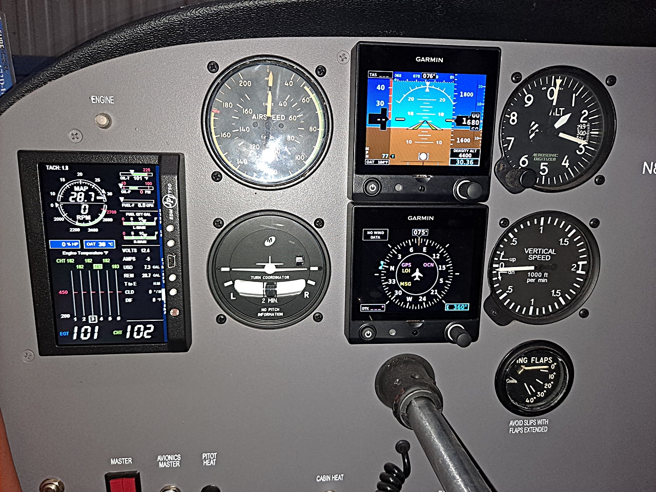 1965 Cessna 172F Skyhawk - Garmin Panel - Image 9